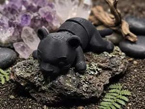 Mini Articulated Flexi Black Panther Fidget Toy