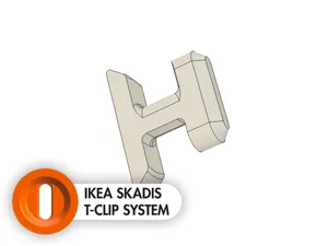 twist clip for skadis t-clip system