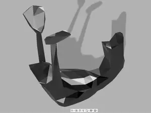 Wine Holder - Low Poly Duck