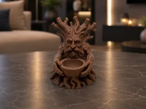 Waldhueter "Schalenast" mit grosser Opferschale