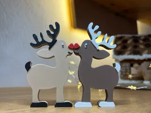 Bella & Balu // Küssendes Rentier-Duo – Xmas Deko