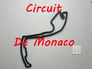 Circuit de Monaco Racetrack Art #5