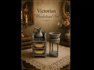 Luxury Victorian Washstand  Dollhouse Collection