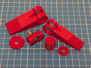 Cam lock levers - No supports - No glue required