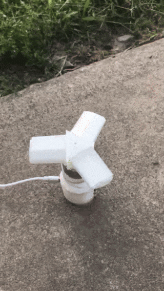 Collapsing fan