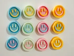 Smiley Fridge Magnet Perfect Imperfect Good Vibes
