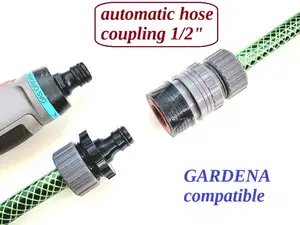 Automatic Schlauchkupplung GARDENA kompatibel 1/2"