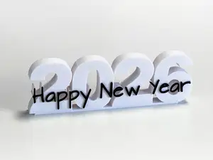 Dekorativer Aufsteller - 2026 Happy New Jear