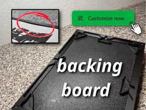 Picture Frame Backing Board (parametric)