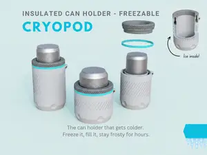 CryoPod – Insulated Can Holder - Freezable