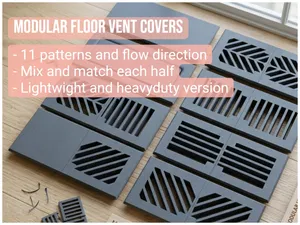 All-Direction Modular Floor Vent Covers