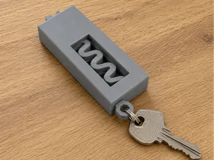 KeychainClicker–Drehbarer Fidget-Schlüsselanhänger