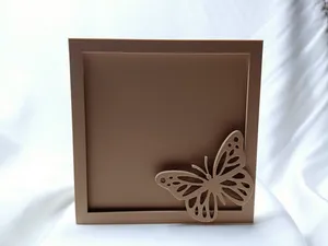 Cadre Photo avec Papillon en Relief