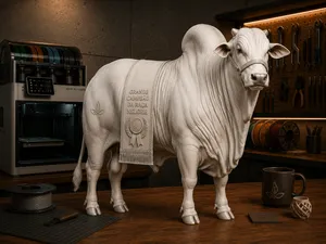 Nelore Brazilian Bull Champion