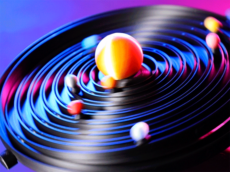 Orbit & Spin – Educational Solar System