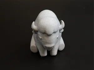 Chibi Bison figurine