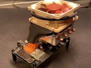 Bitaxe 60mm Fan Adapter for GeekPi w VR Vent