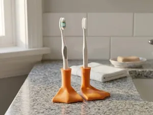 Duck Feet Toothbrush Holder