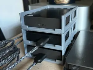 Stackable External Hard Drive Holders