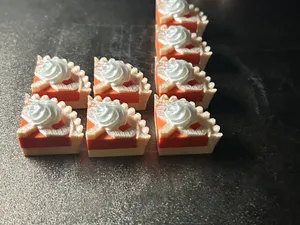 Lemon, Lime Meringue & Pumpkin Pie Slice Magnets