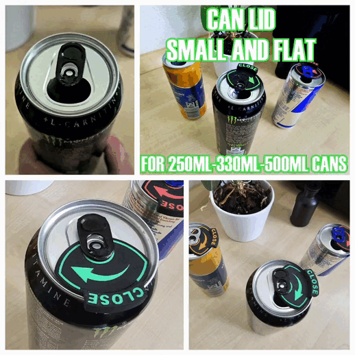 Can Lid "SMALL AND FLAT - CLOSE"