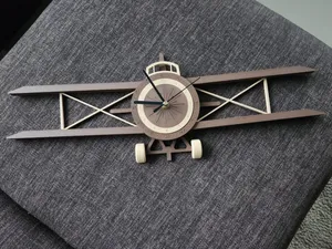 Clock biplane