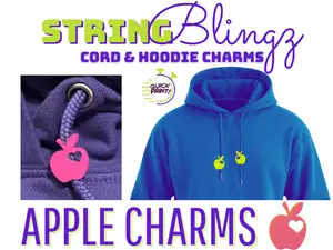 Apple StringBlingz Hoodie Charms | Cord Beads
