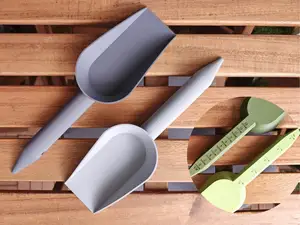 Gardening shovel with dibbler