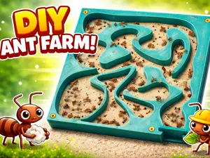 ant farm with high humidity room