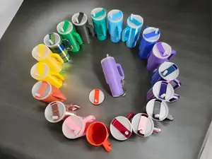 Tumbler Keychain with screw off lid (no AMS reqd)
