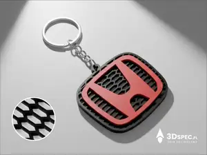 Honda logo keychain