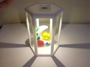 全方位防尘射灯展示盒