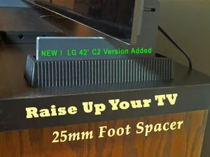 Flat Panel Television Riser Blocks
