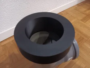 Adapter HT-Rohr DN110 auf Schlauch DN150
