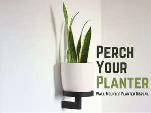 Plant Perch: Wall-Mounted Planter Display