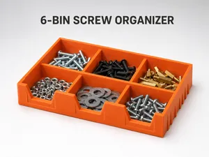 6-Bin Screw organizer