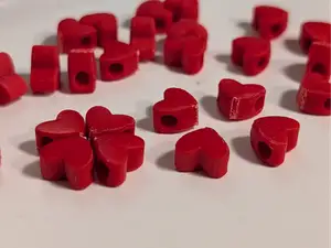 Small Heart Pony Beads