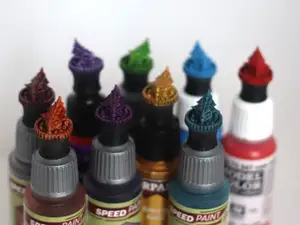 Army Painter Vallejo paints Cap Lizard Head
