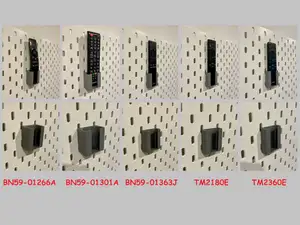 Samsung remote control holder for IKEA SKADIS