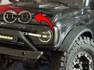 TRX4M Bronco Headlight Covers (Angry)