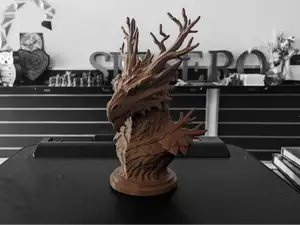 Woodland Dragon Bust
