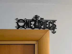 decorazione scritta one piece