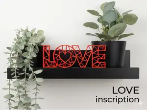 LOVE inscription