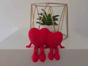 Cuori Innamorati Knitted - Articolati a maglia