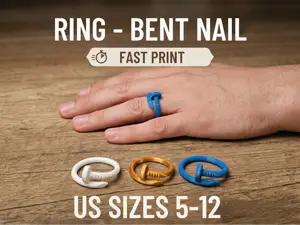 Ring - Bent Nail