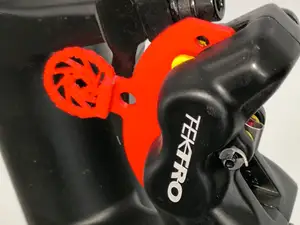 Brake pad spacer