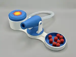 Air pressure cannon - shoots up to 8m!