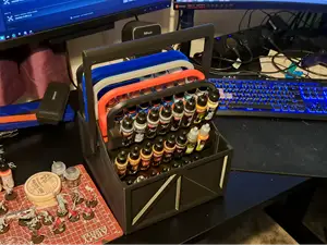 Model paint storage box