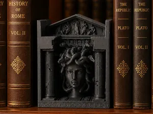 Medusa Temple Book Nook