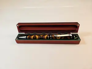 Cigar Pen Box with hinged lid